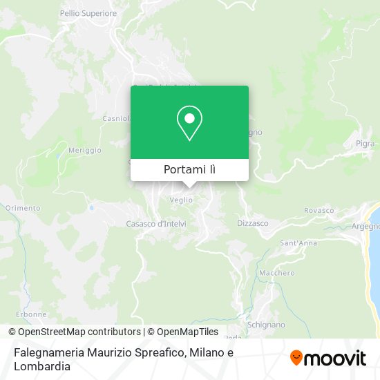 Mappa Falegnameria Maurizio Spreafico