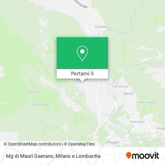 Mappa Mg di Mauri Gaetano