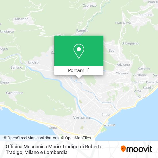 Mappa Officina Meccanica Mario Tradigo di Roberto Tradigo
