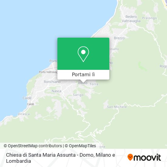 Mappa Chiesa di Santa Maria Assunta - Domo
