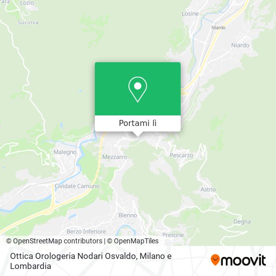 Mappa Ottica Orologeria Nodari Osvaldo