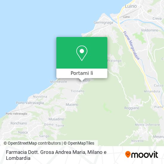 Mappa Farmacia Dott. Grosa Andrea Maria