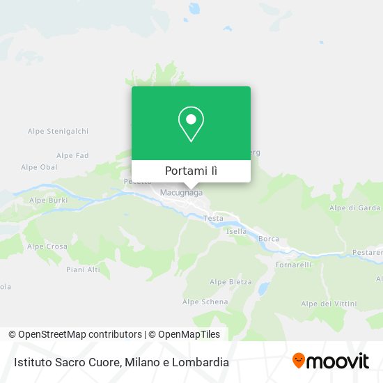 Mappa Istituto Sacro Cuore