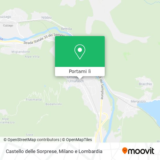 Mappa Castello delle Sorprese