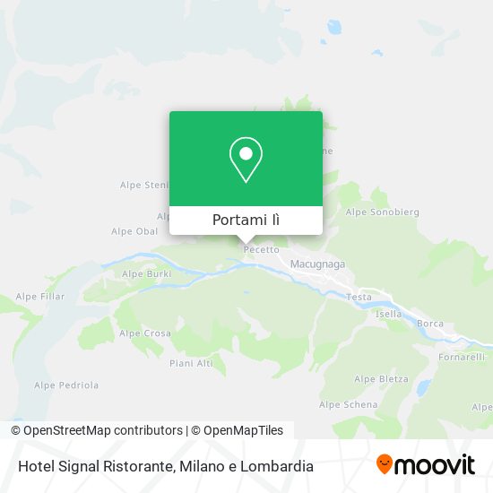 Mappa Hotel Signal Ristorante