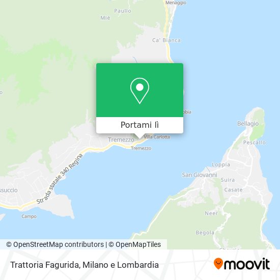 Mappa Trattoria Fagurida