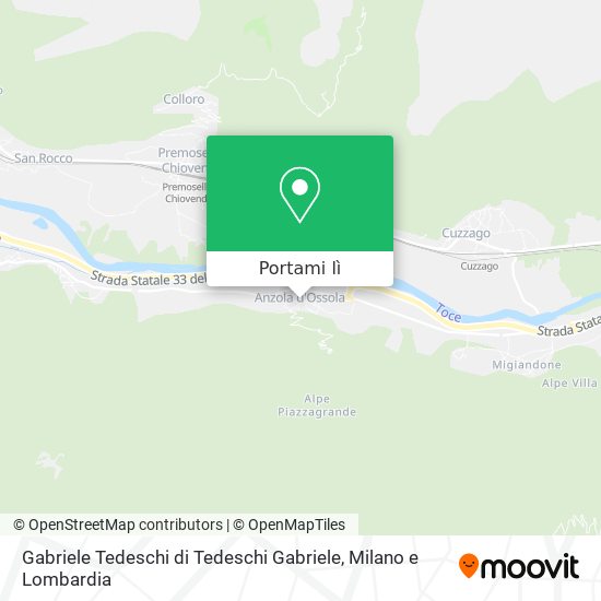 Mappa Gabriele Tedeschi di Tedeschi Gabriele