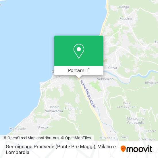 Mappa Germignaga Prassede (Ponte Pre Maggi)
