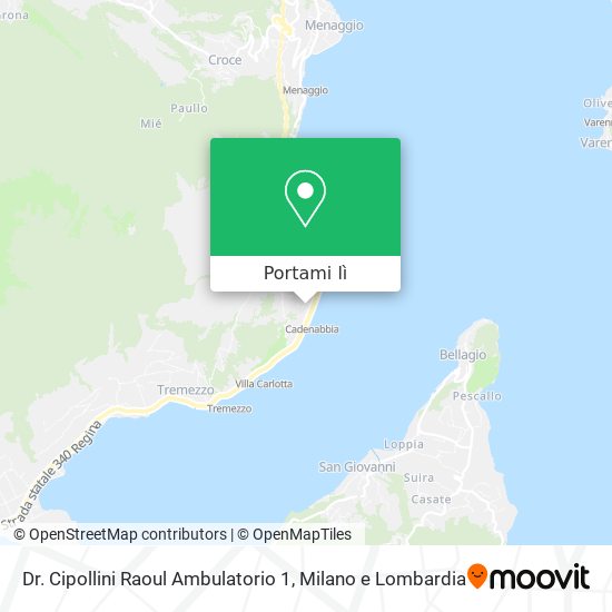 Mappa Dr. Cipollini Raoul Ambulatorio 1