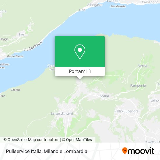 Mappa Puliservice Italia