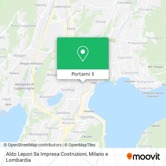 Mappa Aldo Lepori Sa Impresa Costruzioni