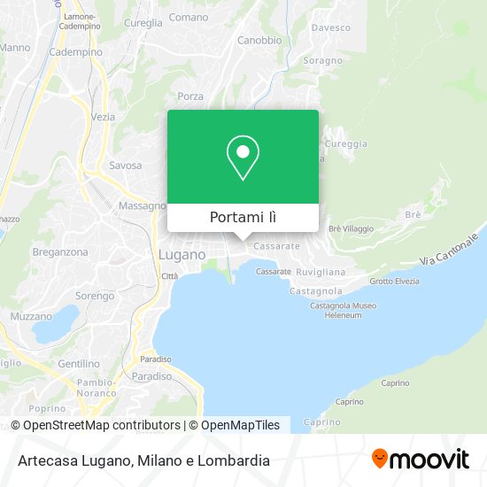 Mappa Artecasa Lugano