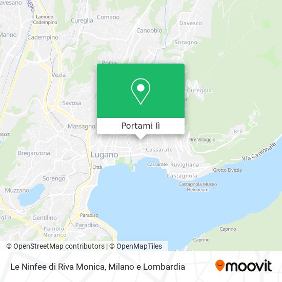 Mappa Le Ninfee di Riva Monica