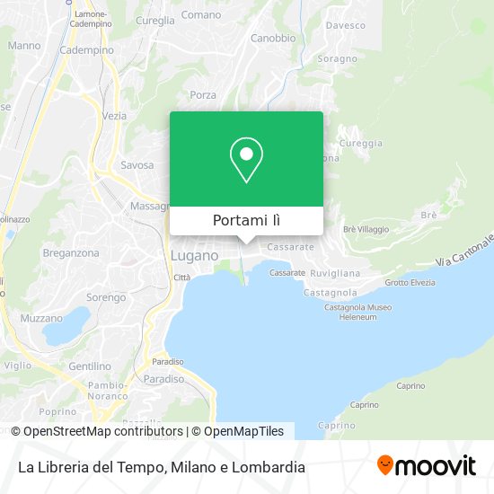 Mappa La Libreria del Tempo