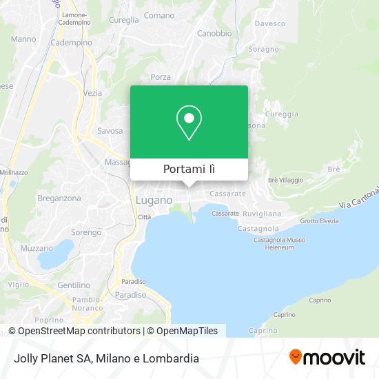 Mappa Jolly Planet SA