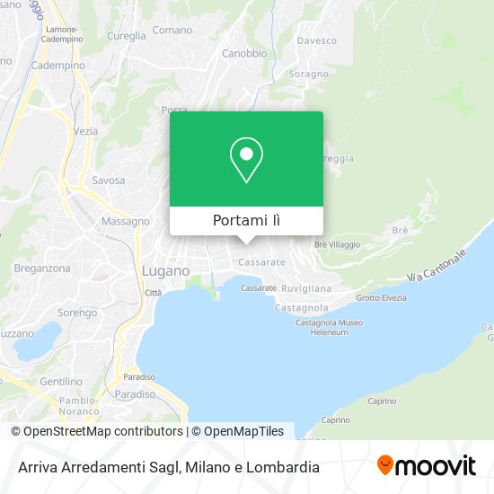 Mappa Arriva Arredamenti Sagl