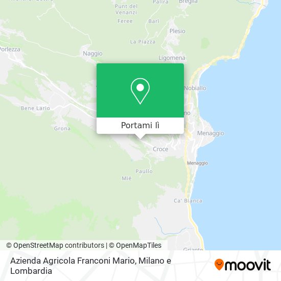 Mappa Azienda Agricola Franconi Mario