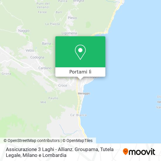Mappa Assicurazione 3 Laghi - Allianz. Groupama, Tutela Legale