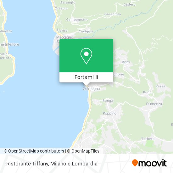 Mappa Ristorante Tiffany