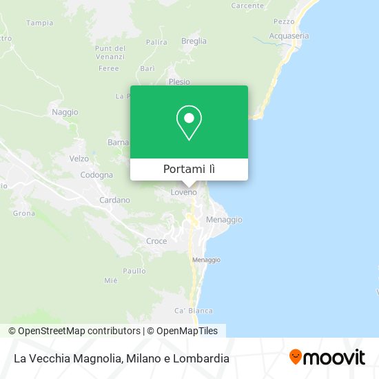 Mappa La Vecchia Magnolia