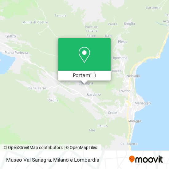 Mappa Museo Val Sanagra