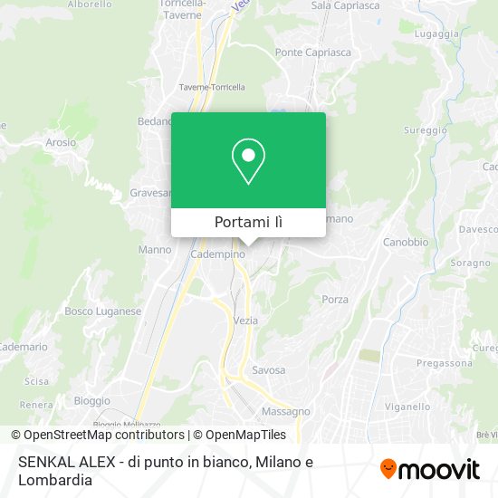 Mappa SENKAL ALEX - di punto in bianco