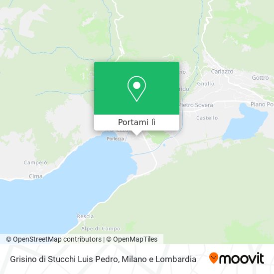 Mappa Grisino di Stucchi Luis Pedro