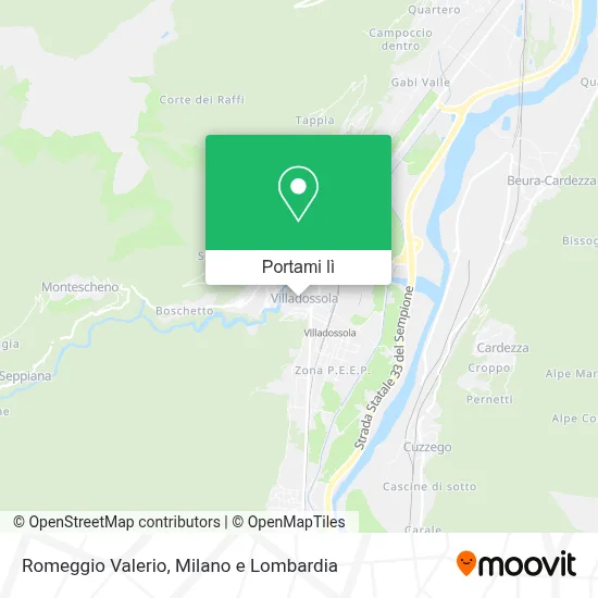 Mappa Romeggio Valerio