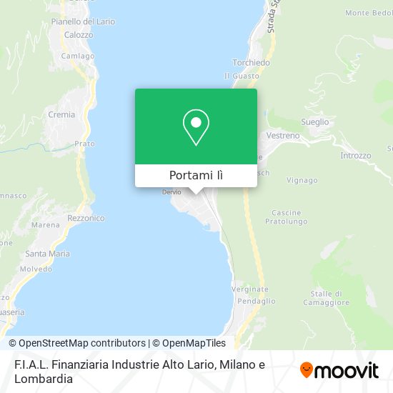 Mappa F.I.A.L. Finanziaria Industrie Alto Lario