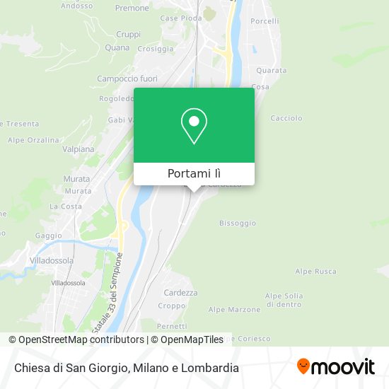 Mappa Chiesa di San Giorgio