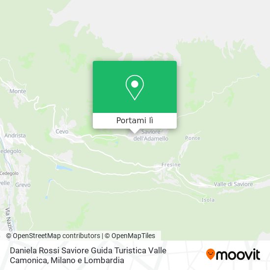 Mappa Daniela Rossi Saviore Guida Turistica Valle Camonica
