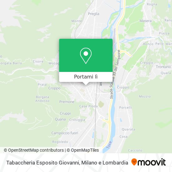 Mappa Tabaccheria Esposito Giovanni