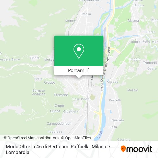 Mappa Moda Oltre la 46 di Bertolami Raffaella