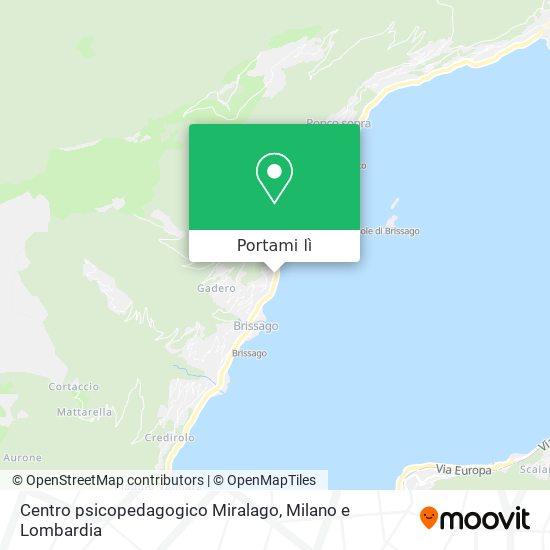 Mappa Centro psicopedagogico Miralago