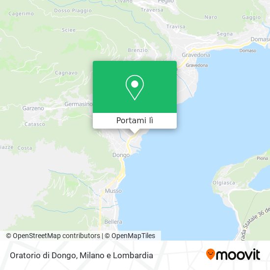 Mappa Oratorio di Dongo