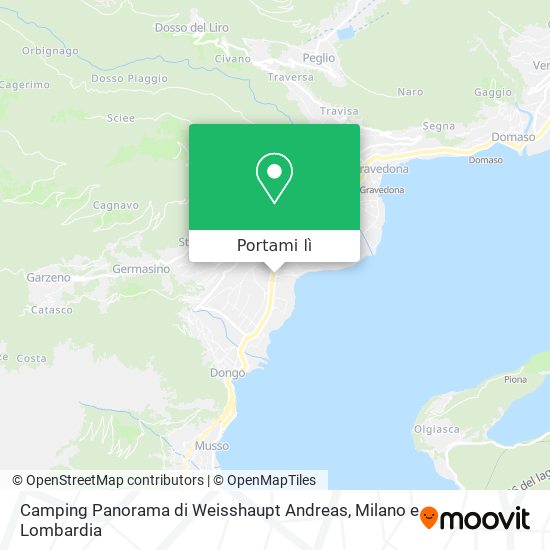 Mappa Camping Panorama di Weisshaupt Andreas