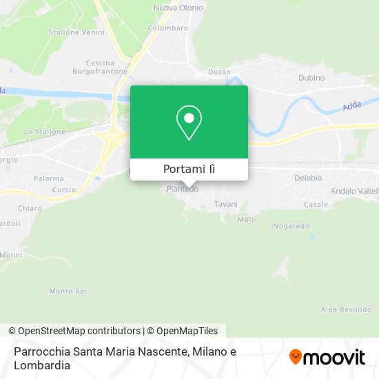 Mappa Parrocchia Santa Maria Nascente