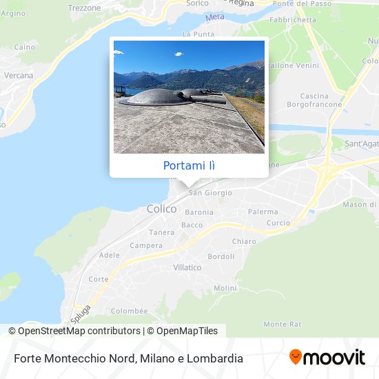 Mappa Forte Montecchio Nord