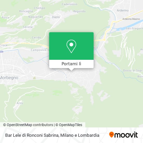 Mappa Bar Lele di Ronconi Sabrina