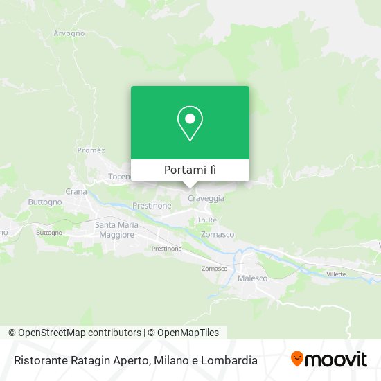 Mappa Ristorante Ratagin Aperto