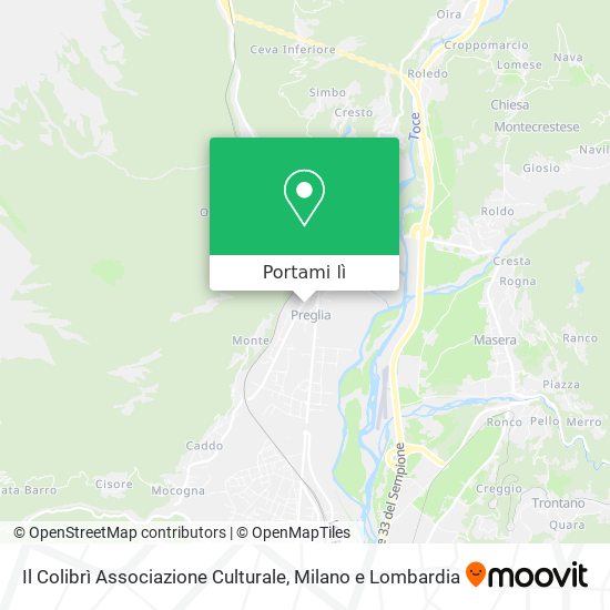 Mappa Il Colibrì Associazione Culturale