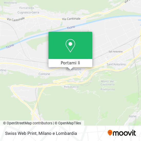 Mappa Swiss Web Print