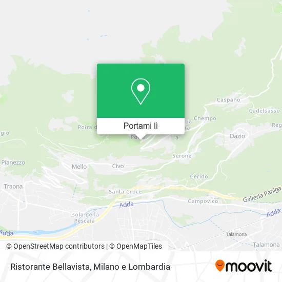 Mappa Ristorante Bellavista