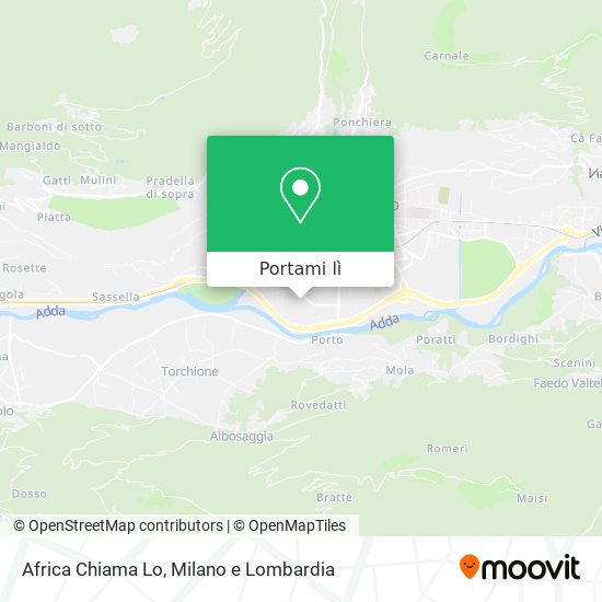 Mappa Africa Chiama Lo