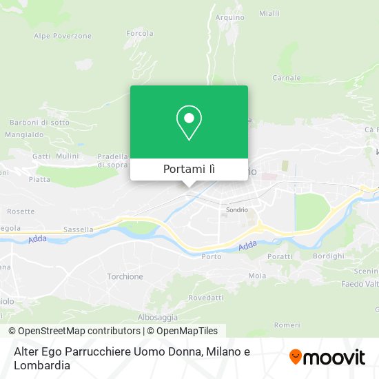 Mappa Alter Ego Parrucchiere Uomo Donna