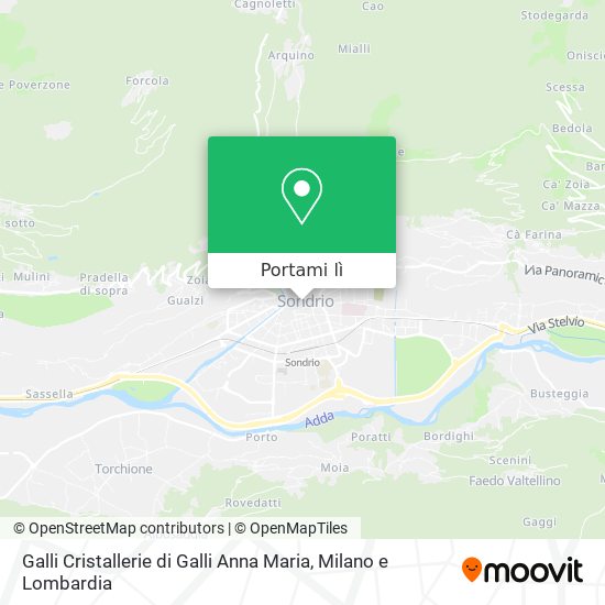 Mappa Galli Cristallerie di Galli Anna Maria