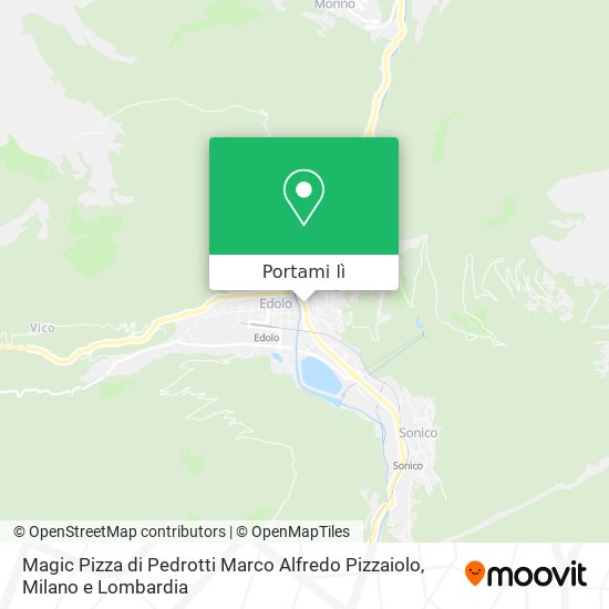 Mappa Magic Pizza di Pedrotti Marco Alfredo Pizzaiolo