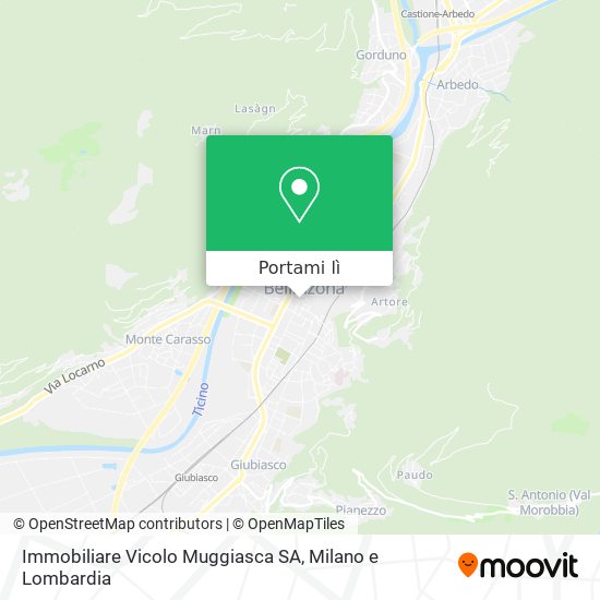 Mappa Immobiliare Vicolo Muggiasca SA