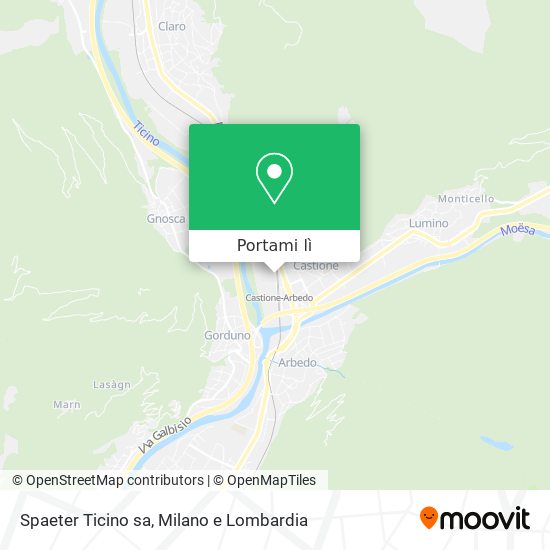 Mappa Spaeter Ticino sa