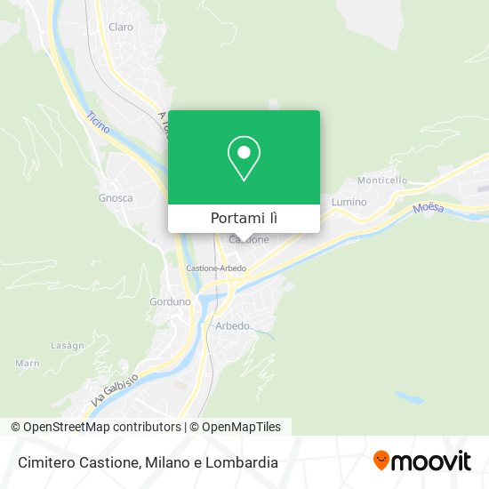 Mappa Cimitero Castione